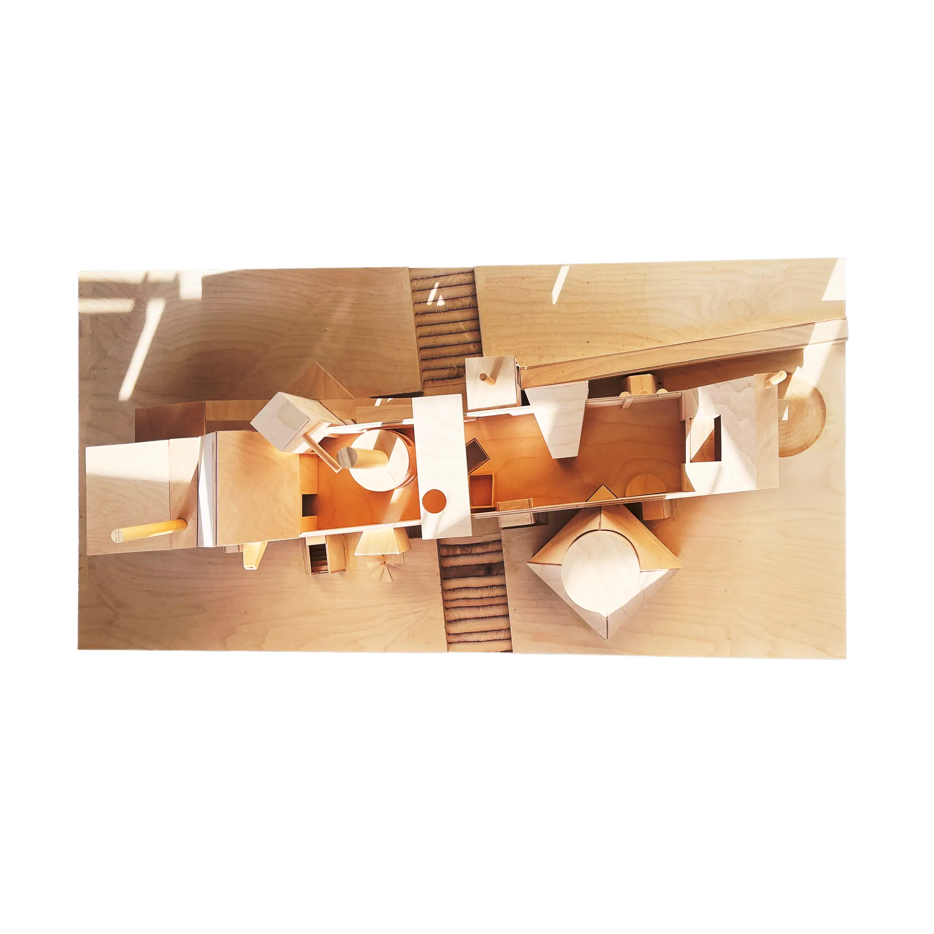 Model view III, 1’=1/8"