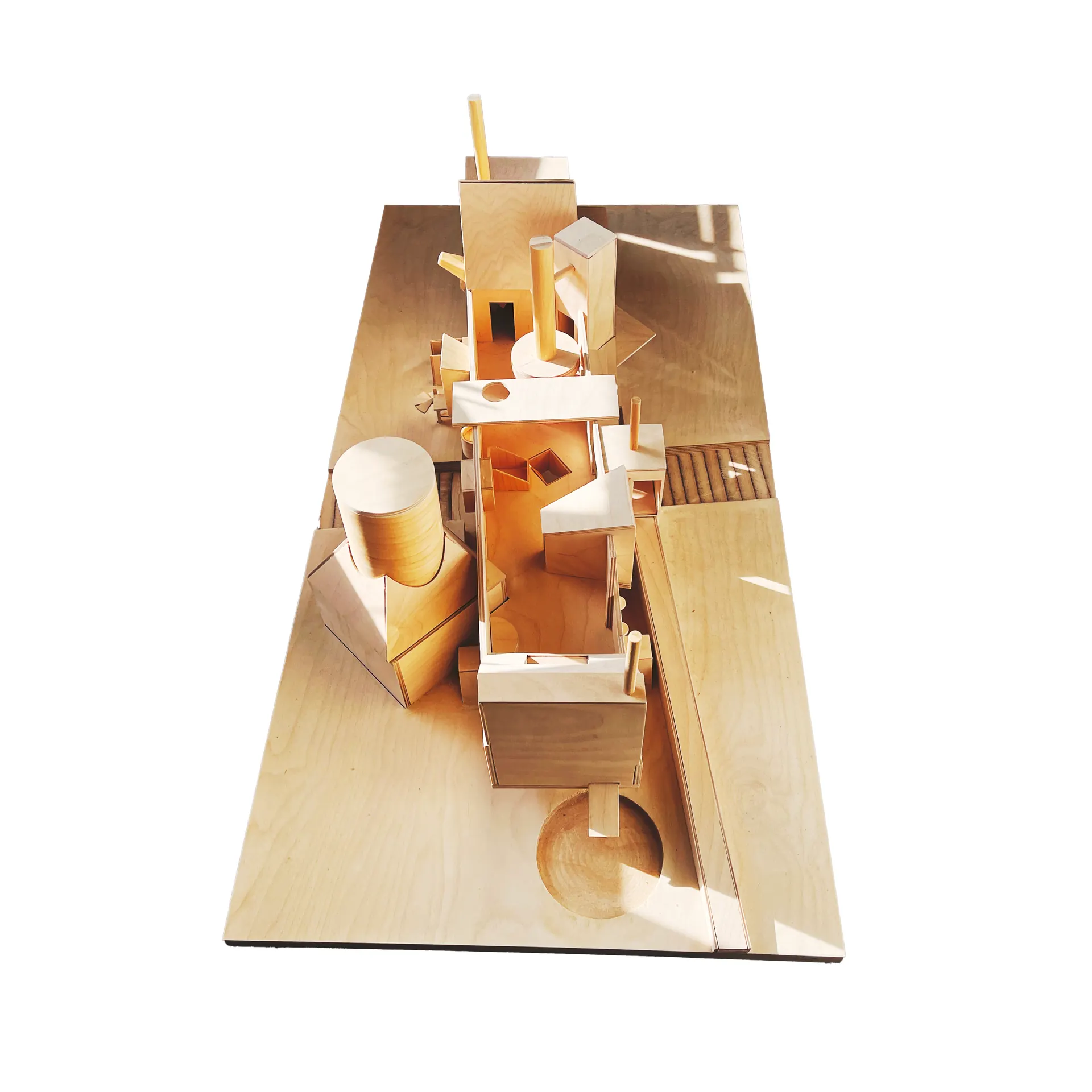 Model view V, 1' = 1/8"