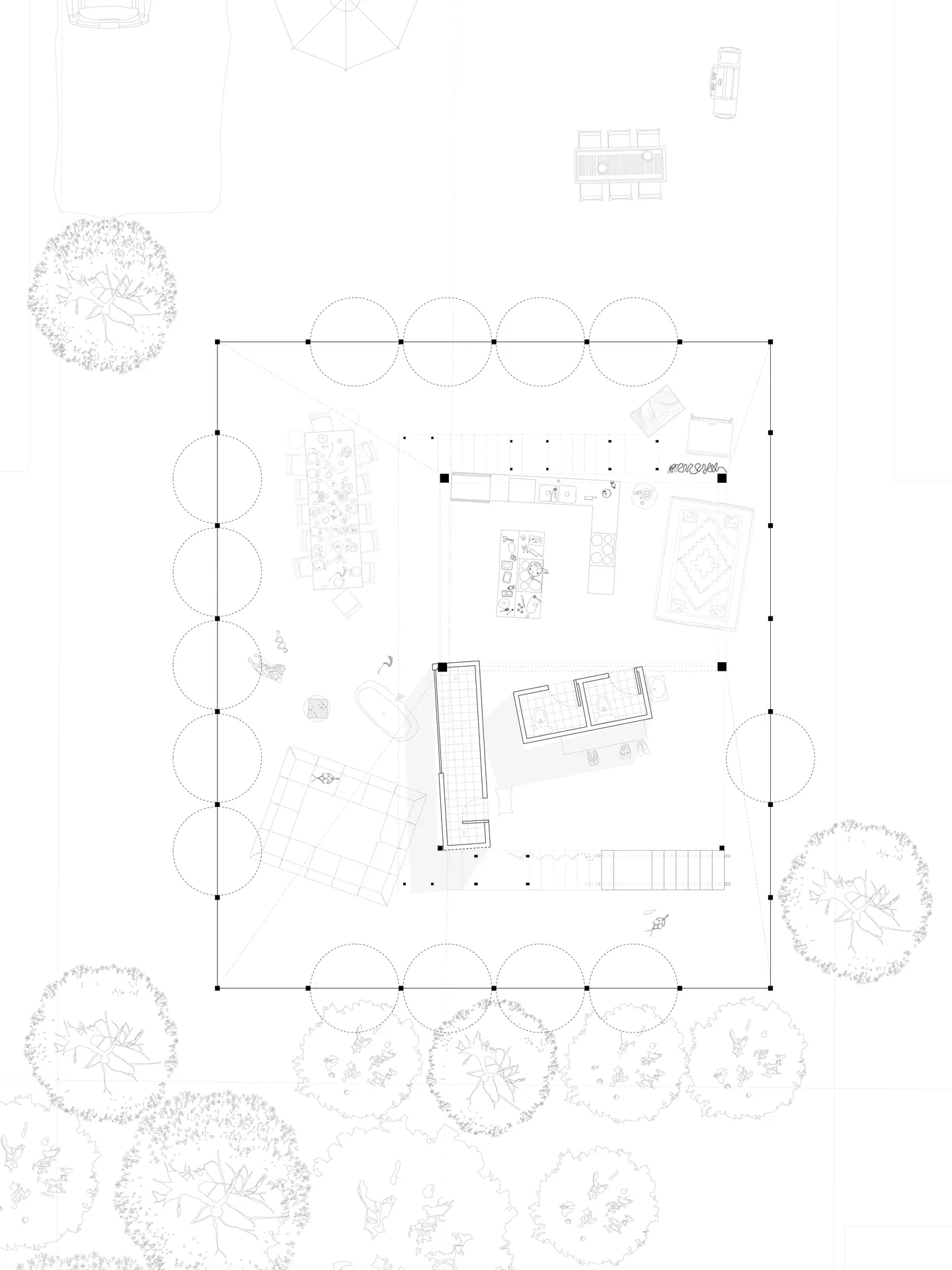 Ground floor plan, 1/100